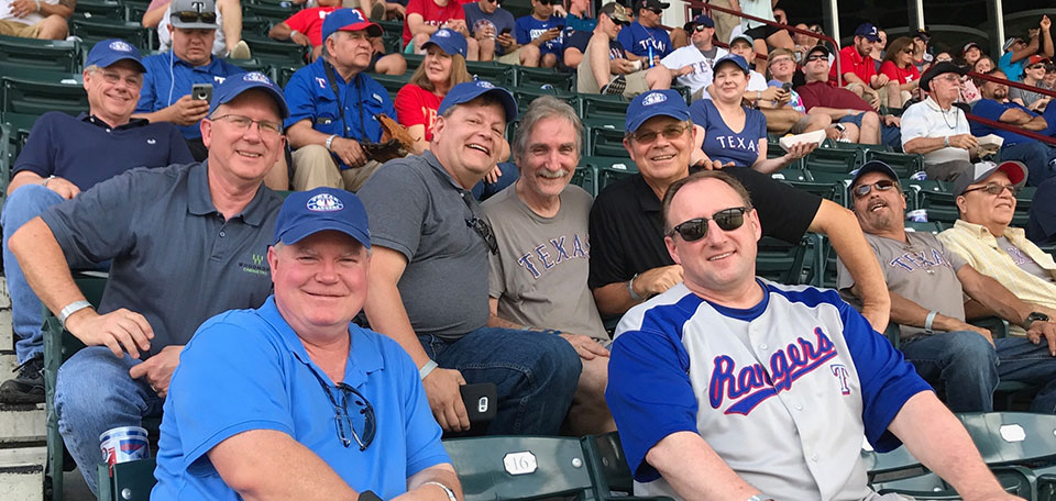 Woodmont Cabinetry Employee Day at the Texas Rangers game