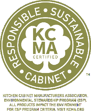 Woodmont Cabinetry is proud to be KCMA Certified in the Environmental Stewardship Program (ESP)